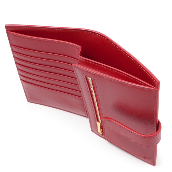 Celine Red Bi fold Wallet Coin Strap - Picture 5 of 6